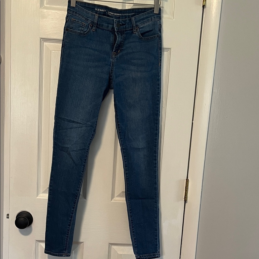 Old Navy Women's Skinny Jeans - Dark Blue